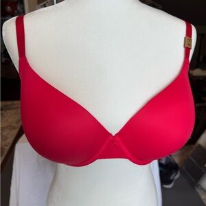 Victoria's Secret Red Push Up Bra, Size 38D